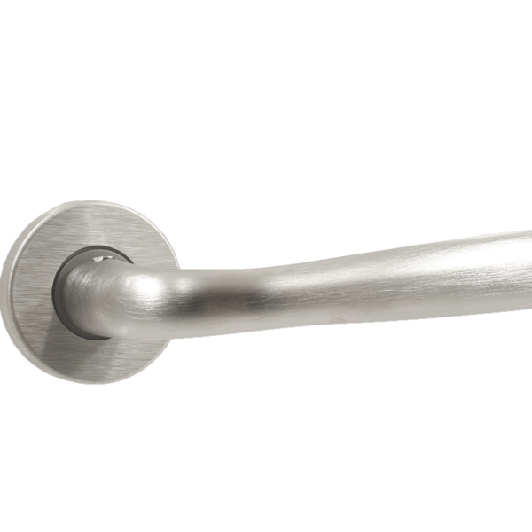 Maniglia Orione rosetta tonda d.45x10h bocchetta foro chiave Alluminio varie finiture | KTS